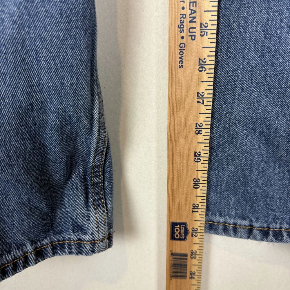 Levi's 550 Jeans Men 34x34 Blue Denim Distressed High-Rise Relaxed Fit Straight - Picture 10 of 15
